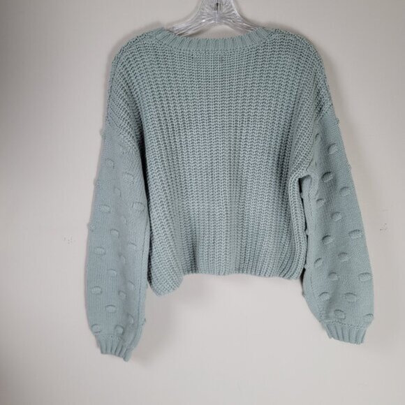 Jessica Simpson Dusty Blue Knitted Sweater - Picture 4 of 12